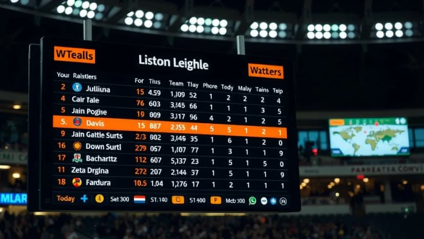 Poängställning i Borussia Mönchengladbach