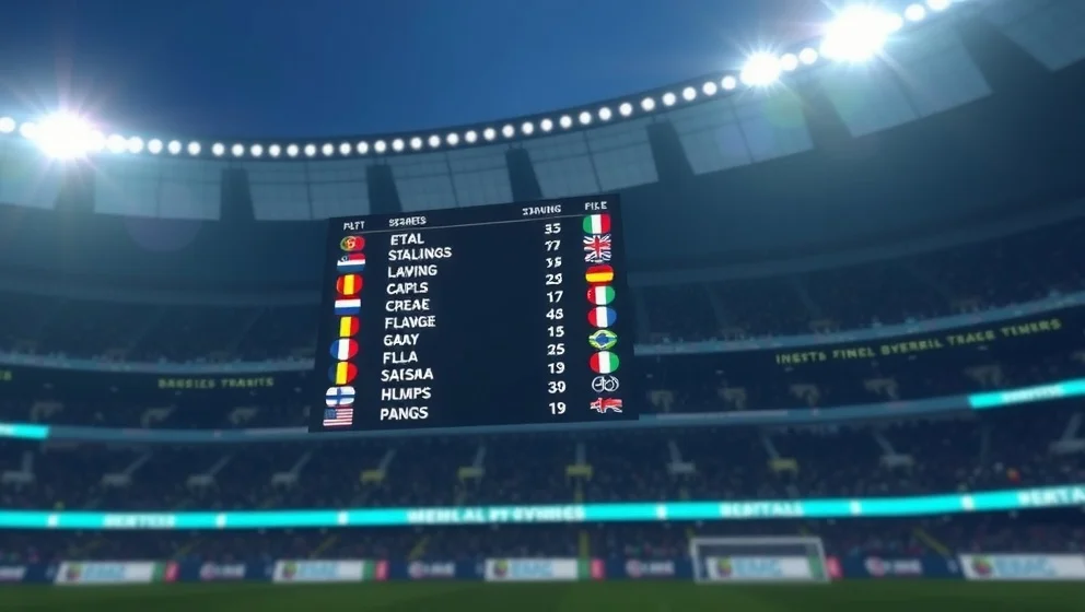 Chiles herrlandslag poängställning i fotboll