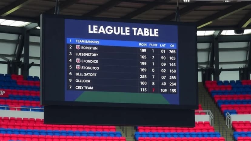 Poängställning i Crystal Palace