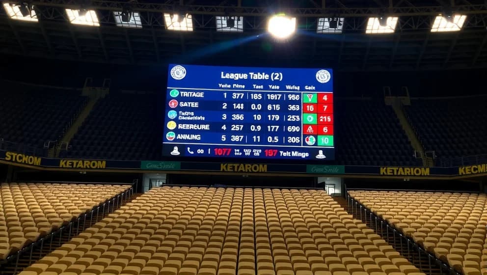 Poängställning i Deportivo La Coruña