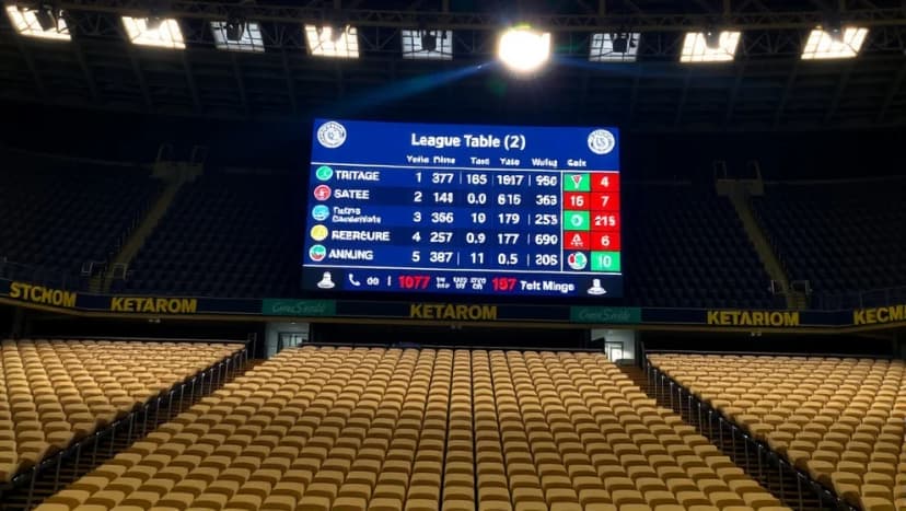 Poängställning i Deportivo La Coruña