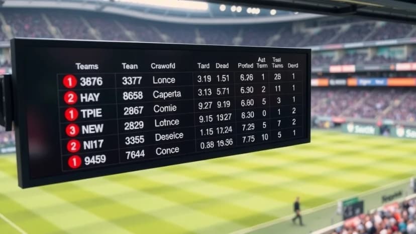 Poängställning i Fluminense igenom säsongen