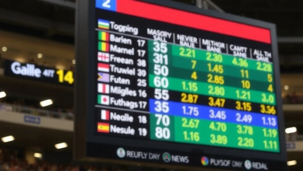 Poängställning i genk