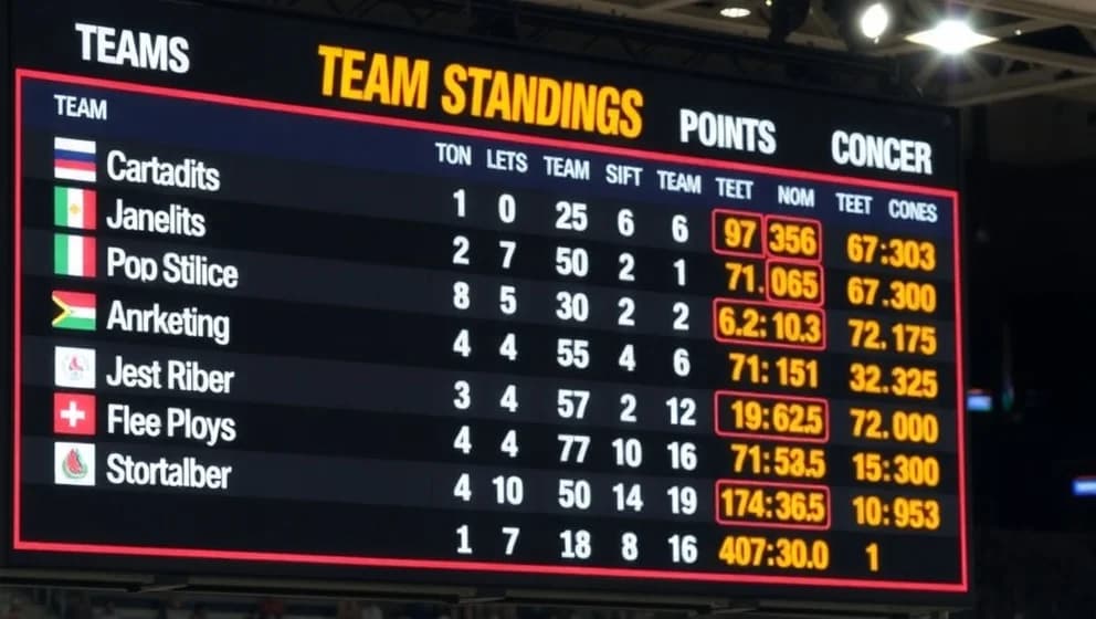 Poängställning i IK Sleipner