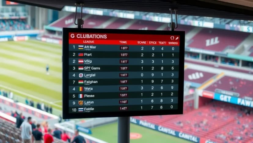 Poängställning i Molde FK