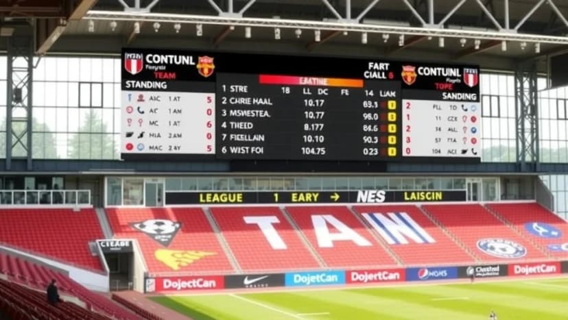 Poängställning i Nordic United FC