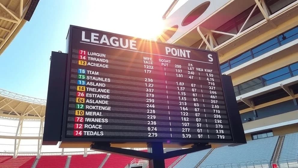 Poängställning i River Plate