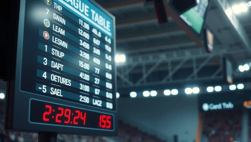 Poängställning i Salford City idag