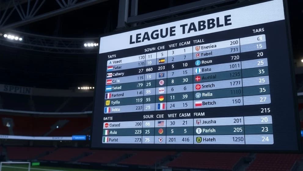 Poängställning i Schweiziska Superligan