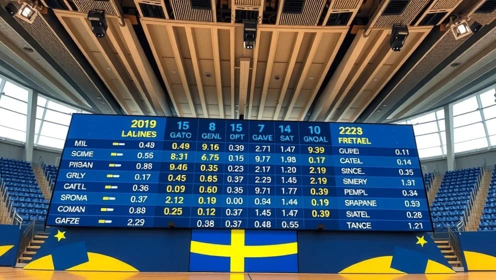 Poängställning Sverige U21