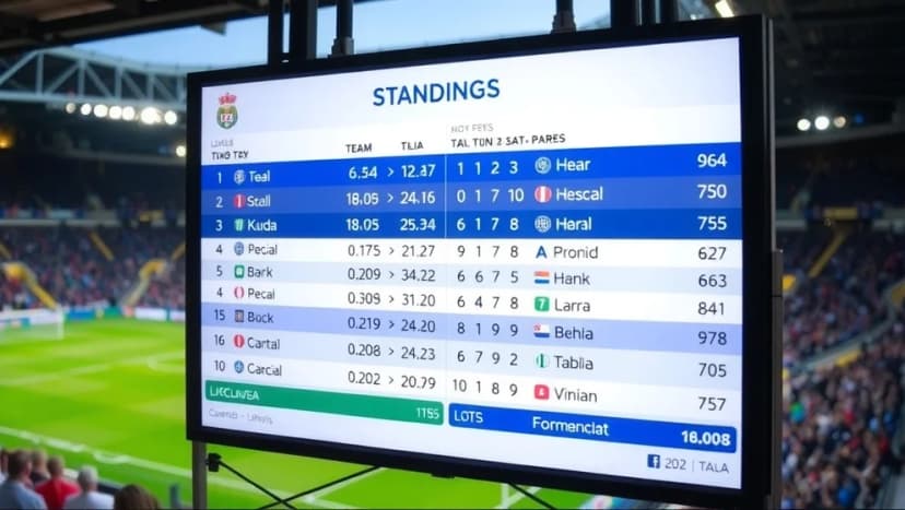 Poängställning i US Lecce