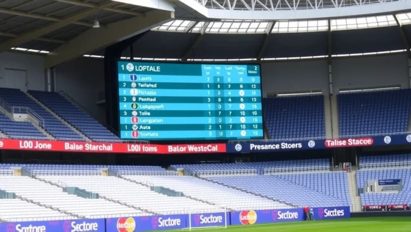 Poängställning i Venezia FC denna säsong